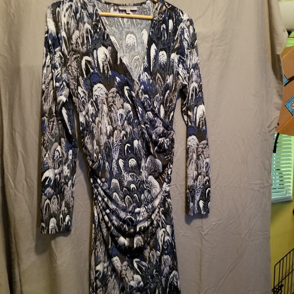 Jennifer Lopez print dress